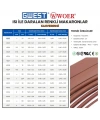 Gwest Woer Isı İle Daralan Makaron Kahverengi 51mm 25 Metre