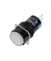 HBZS1-A AY-11Z 16mm Anahtarlı Buton - Beyaz
