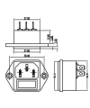 HD-901 Erkek Power Soketi T85 On-Off Anahtarlı