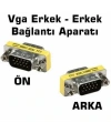 HD15 VGA-VGA Erkek-Erkek (M2M) 15 Pin Adaptör