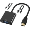 Hdmi - VGA Çevirici Dönüştürücü Adaptör