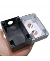 HJ9 22mm Buton Kutusu Gri-Siyah İkili