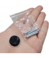 HJ9 22mm Buton Kutusu Gri-Siyah İkili
