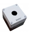 HJ9 22mm Buton Kutusu Gri-Siyah Tekli