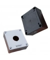 HJ9 22mm Buton Kutusu Gri-Siyah Tekli