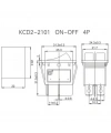 IC-103 İkili Işıksız Anahtar 4P