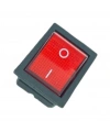 IC-104 Geniş Işıklı Anahtar On Off Switch 4P Kırmızı