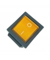 IC-104 Geniş Işıklı Anahtar On Off Switch 4P Sarı