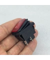 IC-104W Geniş Körüklü Işıklı Anahtar On-Off 4P Kırmızı