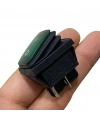 IC-104W Geniş Körüklü Işıklı Anahtar On-Off 4P Yeşil