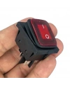 IC-104W-S Körüklü Geniş Işıklı Kırmızı Anahtar 30A ON-OFF 4P