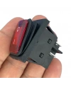 IC-104W-S Körüklü Geniş Işıklı Kırmızı Anahtar 30A ON-OFF 4P