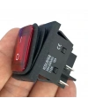 IC-104W-S Körüklü Geniş Işıklı Kırmızı Anahtar 30A ON-OFF 4P