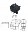IC-106 Geniş Işıksız Anahtar ON-OFF 4P