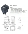 IC-106B Geniş Işıksız Süpürge Anahtarı 4P ON-OFF