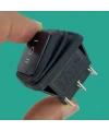IC-108W Geniş Işıksız Körüklü Anahtar ON-OFF-ON 6P