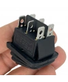 IC-108W Geniş Işıksız Körüklü Anahtar ON-OFF-ON 6P