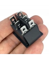 IC-109A Geniş Işıksız Yaylı Anahtar 6P ON-(ON)
