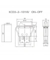 IC-113-8 Tekli Anahtar Işıklı On-Off 3P