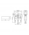 IC-113 Dar Işıklı Anahtar On-Off 3P