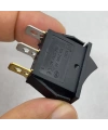 IC-113A Dar Nokta Işıklı Anahtar On-Off Siyah
