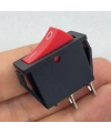 IC-114 Tekli Dar Işıksız Anahtar On-Off 2P Kırmızı