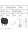 IC-117 Dar Işıksız Yaylı Anahtar MOM-OFF-MOM 3P
