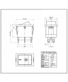 IC-121-6 Mini Işıksız Anahtar ON-OFF 6P