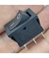 IC-121 Mini Işıksız Anahtar On-Off 3P Siyah