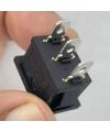 IC-121 Mini Işıksız Anahtar On-Off 3P Siyah