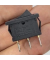 IC-121 Mini Işıksız Anahtar On-Off 3P Siyah