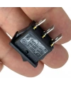 IC-125 Mini Işıksız Yaylı Anahtar OFF-MOM 3P