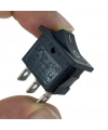 IC-125 Mini Işıksız Yaylı Anahtar OFF-MOM 3P