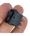 IC-125 Mini Işıksız Yaylı Anahtar OFF-MOM 3P