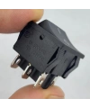 IC-129 Orta Boy Işıksız Anahtar On-On 6P Siyah