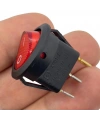 IC-131 Yuvarlak Işıklı Anahtar On-Off 3P Kırmızı