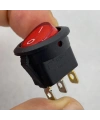 IC-131 Yuvarlak Işıklı Anahtar On-Off 3P Kırmızı