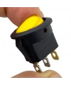 IC-131 Yuvarlak Işıklı Anahtar On-Off 3P Sarı