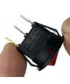 IC-131A Yuvarlak Işıklı Anahtar On-Off 12V 3P