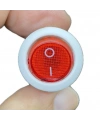 IC-131B Yuvarlak Işıklı Anahtar On-Off 3P Beyaz