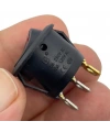 IC-132A Yuvarlak Nokta Işık Anahtar On-Off 3P 12V Kırmızı