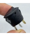 IC-132A Yuvarlak Nokta Işık Anahtar On-Off 3P 12V Kırmızı