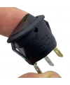 IC-132A Yuvarlak Nokta Işık Anahtar On-Off 3P 12V Yeşil