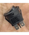 IC-133-4 Yuvarlak Işıksız Anahtar On-Off 4P Siyah