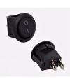 IC-133 Yuvarlak Işıksız Devre Anahtarı On-Off 2P