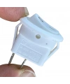 IC-133A Yuvarlak Işıksız Anahtar On-Off 2P Beyaz