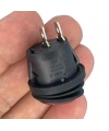 IC-133W Su Geçirmez Yuvarlak Işıksız Anahtar ON-OFF 2P