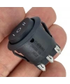 IC-134-6 Yuvarlak Tekne Tipi Anahtar ON-OFF-ON 6P