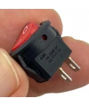 IC-134E Kırmızı Yuvarlak Anahtar Işıksız On-Off 2P