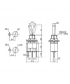 IC-141 Toggle Switch Yaylı Off-Mom 6mm 3P MTS-112